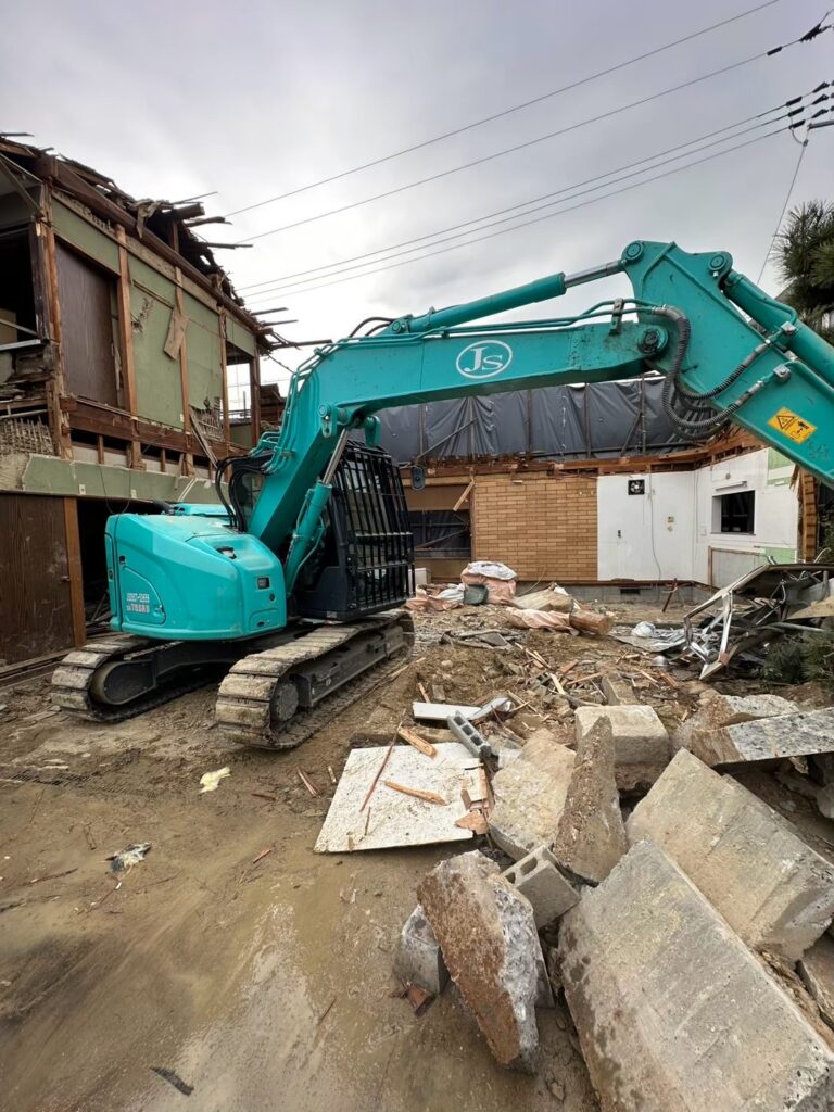 解体工事：京都市山科区