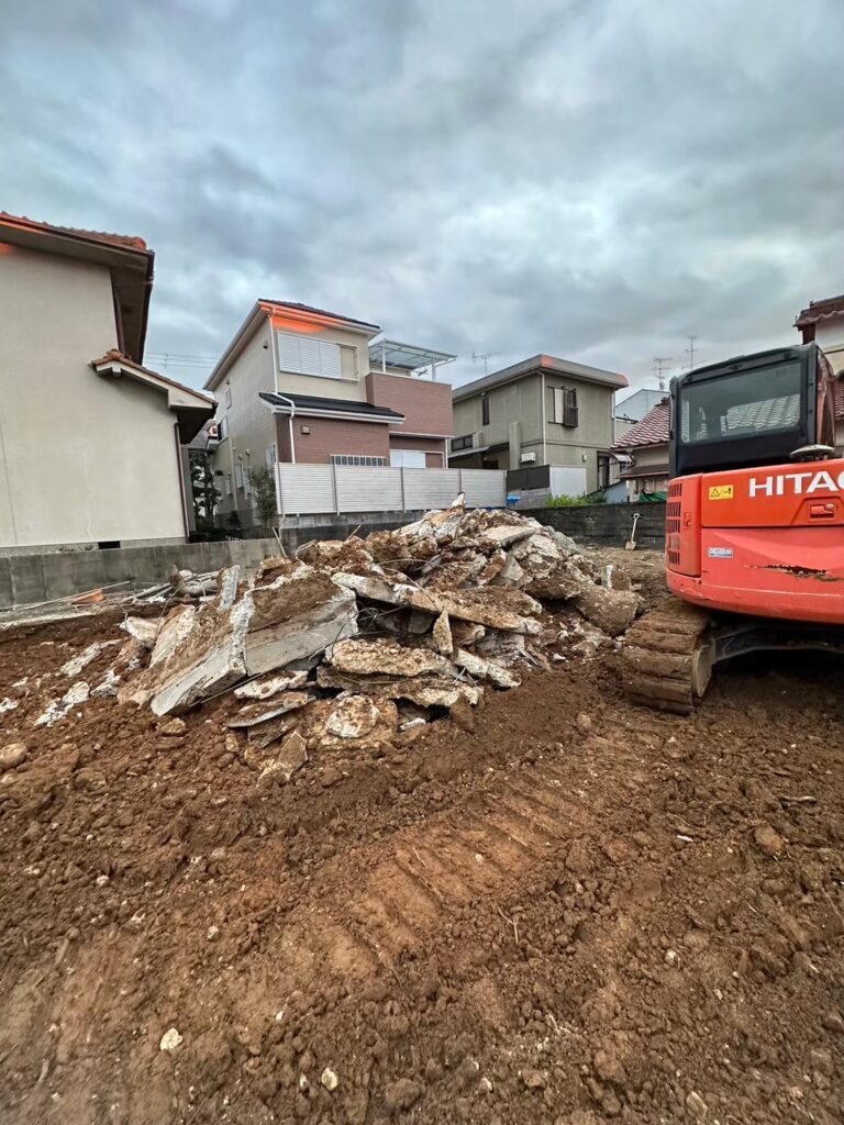 解体工事：京都府宇治市伊勢田