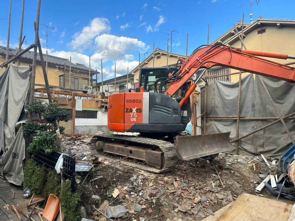 解体工事：京都府宇治市