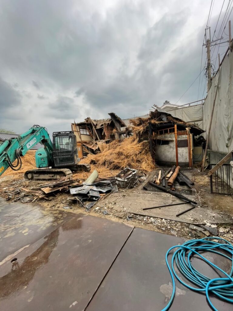 解体工事：京都府亀岡市