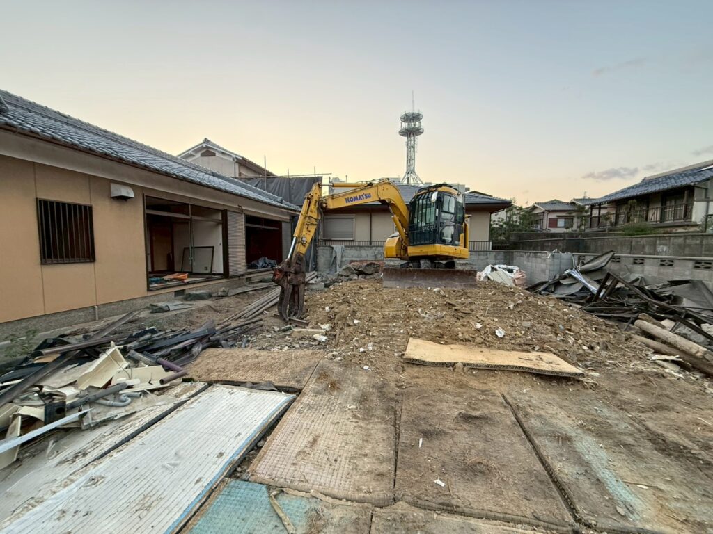 解体工事：京都府宇治市