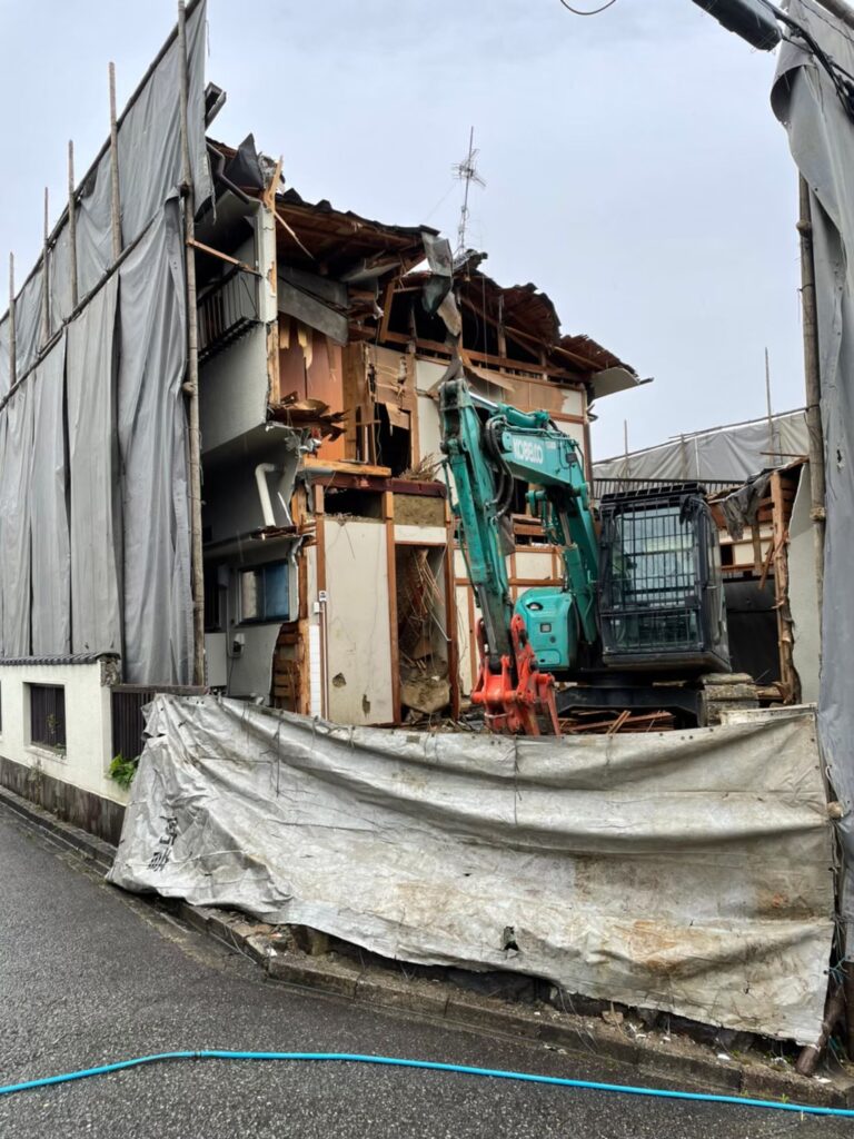 解体工事：兵庫県川西市