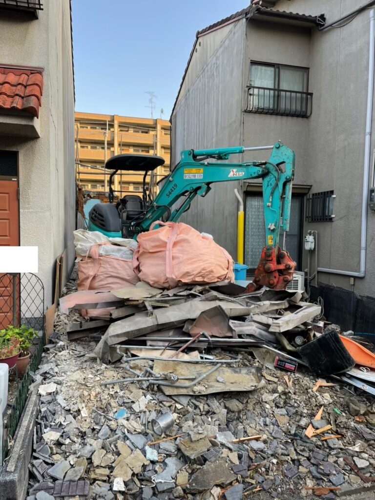 解体工事：京都市西京区桂