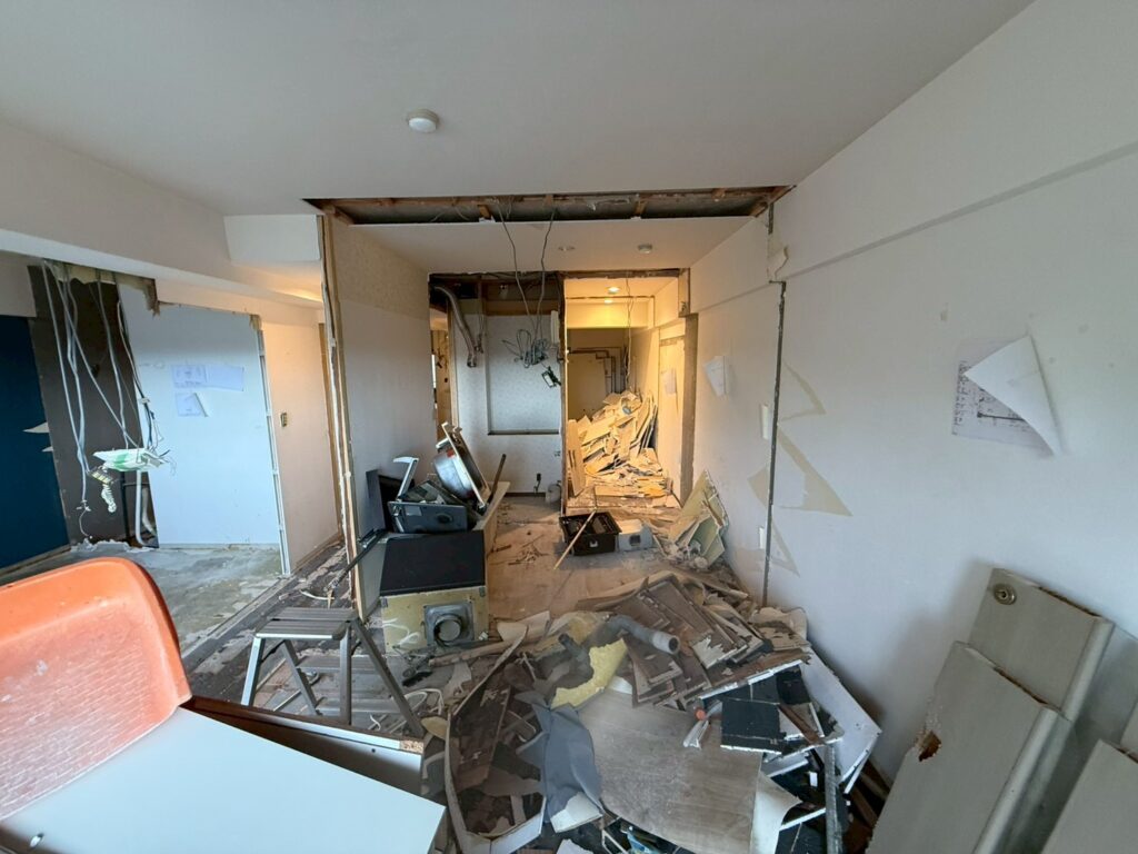 マンション内装解体工事：奈良県生駒市