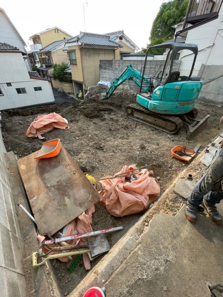 解体工事：京都市伏見区