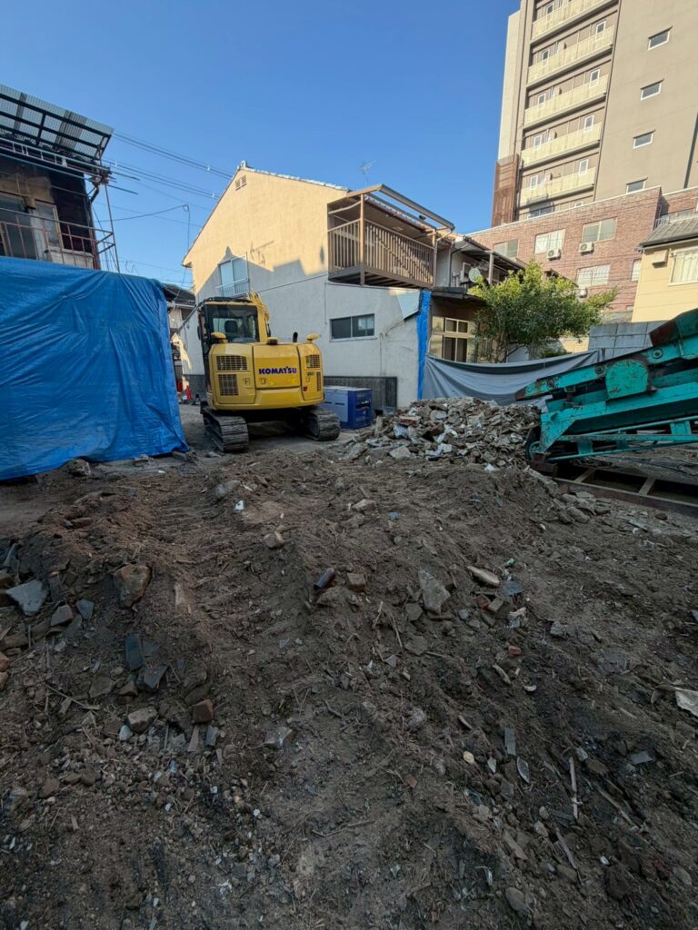 解体工事：京都市中京区