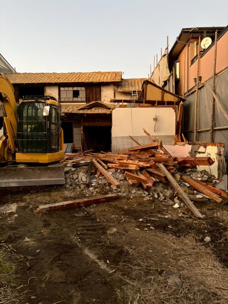 解体工事：京都府木津川市